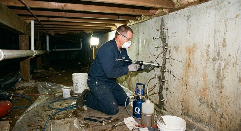 Basement Foundation Repair in Adkins, TX