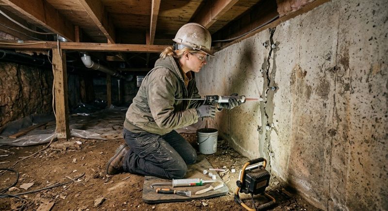 Basement Foundation Repair in Cibolo, TX
