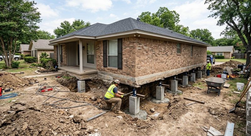 Concrete Foundation Leveling in Wilson County, TX