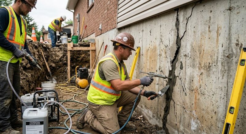 Cracked Foundation Repair in Floresville, TX