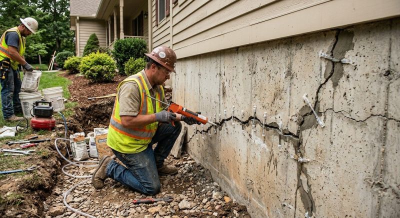 Cracked Foundation Repair in Floresville, TX