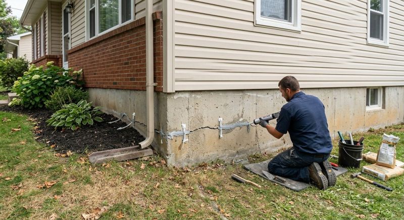 Cracked Foundation Repair in Schertz, TX