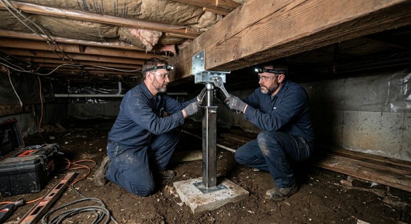Crawlspace Foundation Repair in Adkins, TX