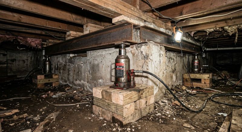 Foundation Jacking in Seguin, TX