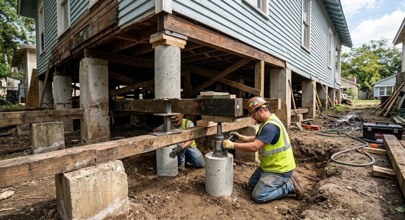Foundation Pier Repair in La Vernia, TX