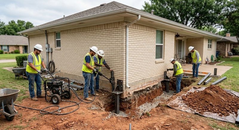 Foundation Stabilizing in Adkins, TX