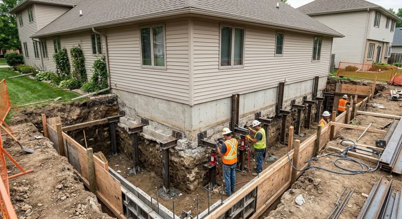 Foundation Underpinning in La Vernia, TX