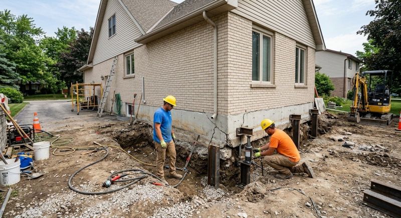 Helical Piers Installation in La Vernia, TX