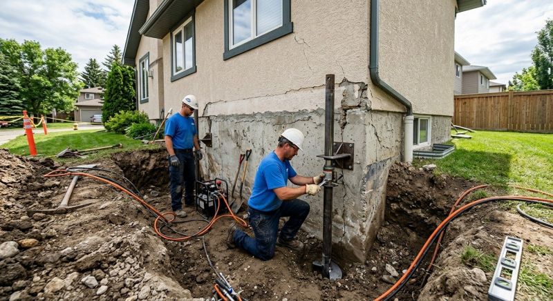 Helical Piers Installation in La Vernia, TX