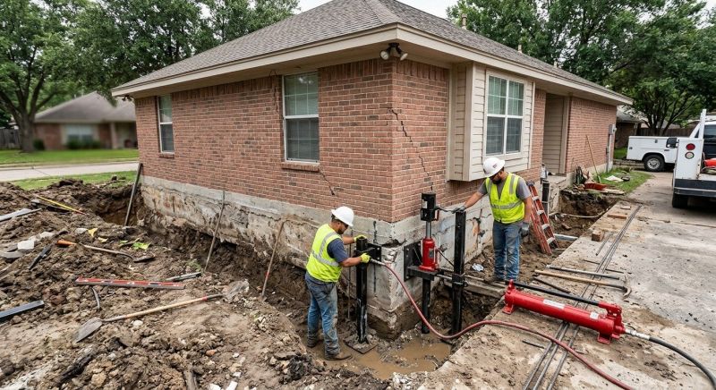 House Foundation Repair in La Vernia, TX