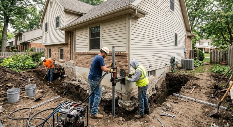 House Foundation Repair in Seguin, TX
