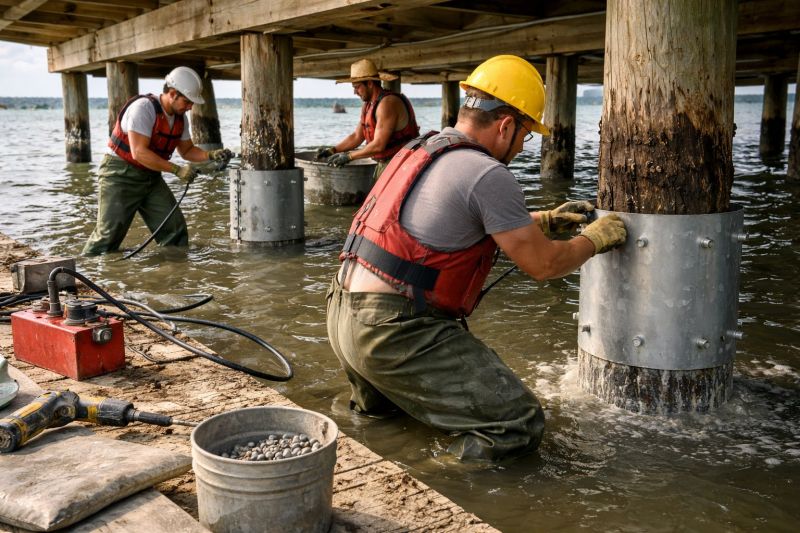Piling Repair in Wilson County, TX