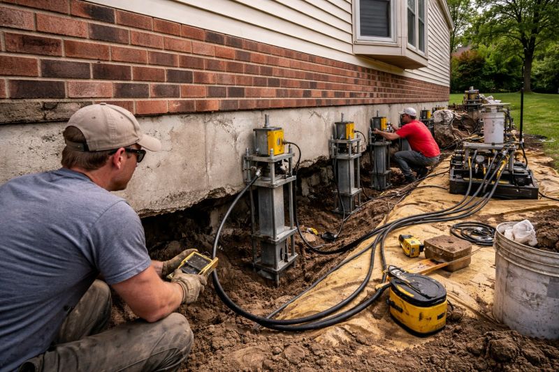 Settling Foundation Service in Wilson County, TX