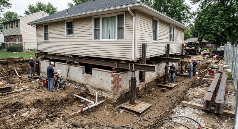 Sinking Foundation Lifting in La Vernia, TX