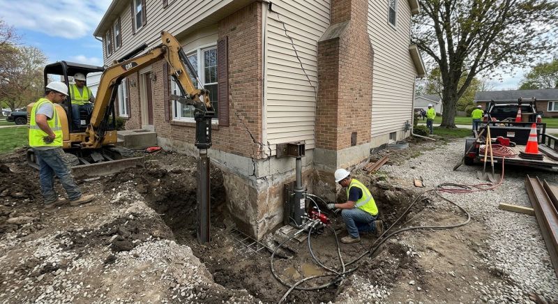 Sinking Foundation Repair in Adkins, TX