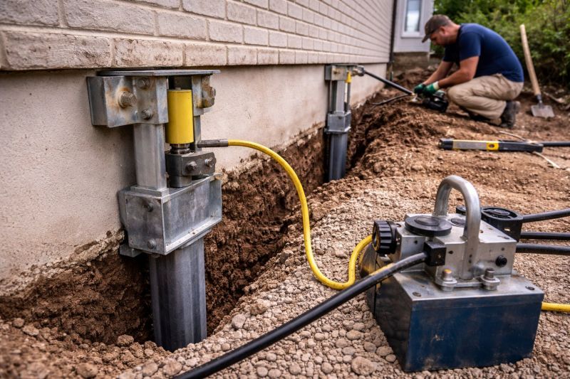 Sinking Foundation Repair in Elmendorf, TX