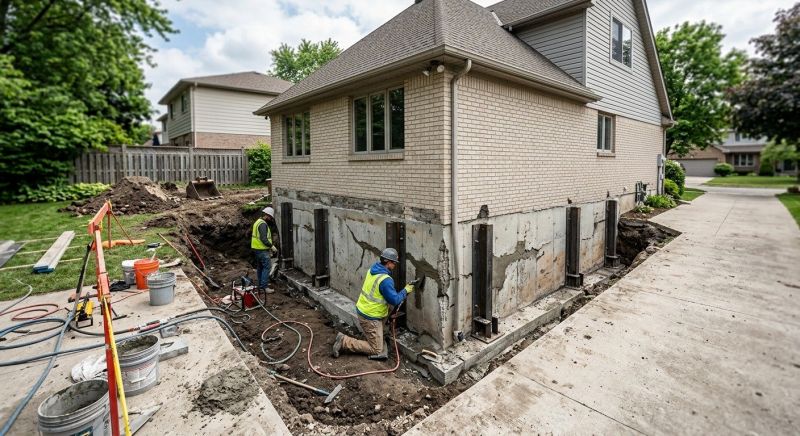 Sinking Foundation Repair in Elmendorf, TX