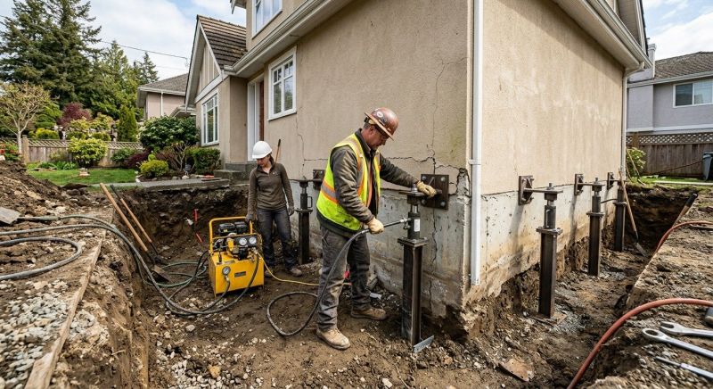 Sinking Foundation Repair in La Vernia, TX