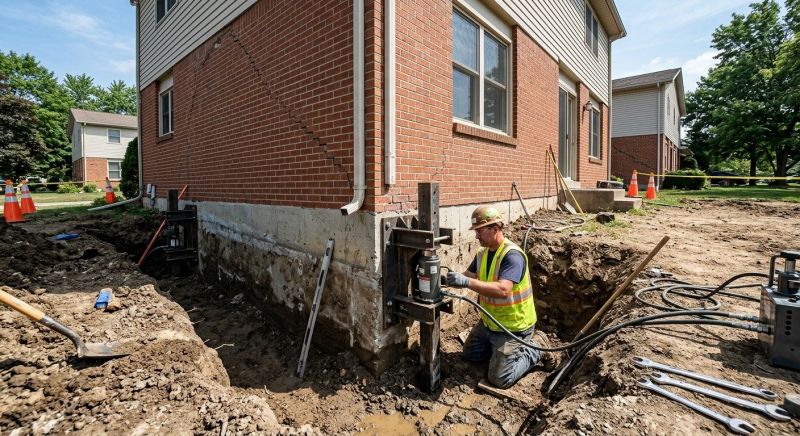 Sinking Foundation Repair in Seguin, TX